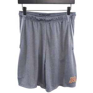Nike Shorts Mens M Gray Dri-Fit University of Minnesota Gophers Basketball